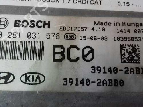 Engine control unit (ECU) HYUNDAI TUCSON (TL, TLE)  | BP12658875M57 