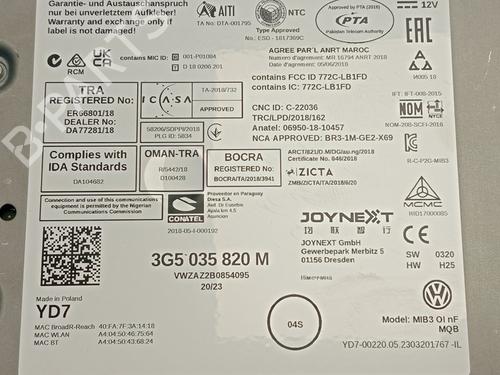 Electronic module VW ARTEON (3H7, 3H8)  | BP17677868M83