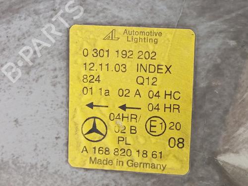 Right headlight MERCEDES-BENZ A-CLASS (W168) A 170 CDI (168.009, 168.109) | BP21575462C29 