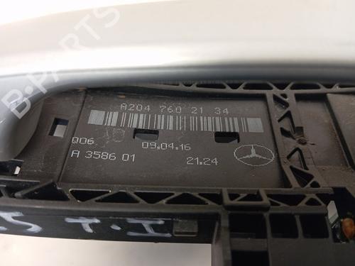 Rear left exterior door handle MERCEDES-BENZ A-CLASS (W176) A 200 CDI (176.001) | BP23986648C130 