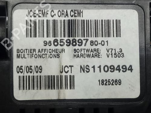 Display monitor PEUGEOT 3008 I MPV (0U_) | BP19112499C48