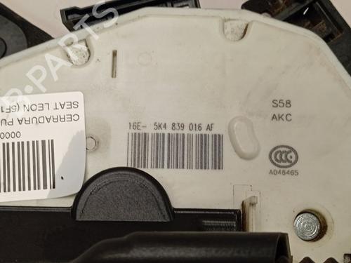 Rear right lock SEAT LEON (5F1)  | BP20858493C99 