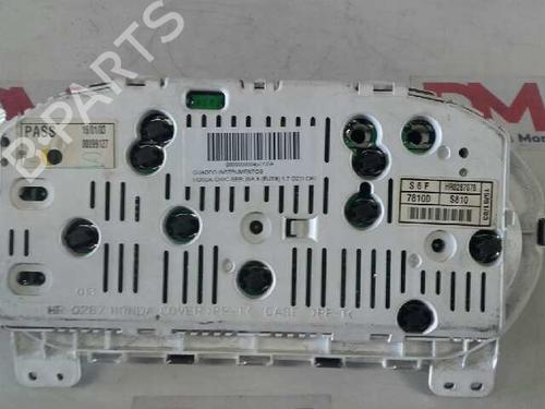 Instrument cluster HONDA CIVIC VII Hatchback (EU, EP, EV) 1.7 CTDi (EP4, EU9) | BP12646636C47 