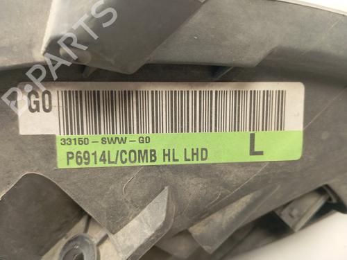 Left headlight HONDA CR-V III (RE_) | BP23946266C28