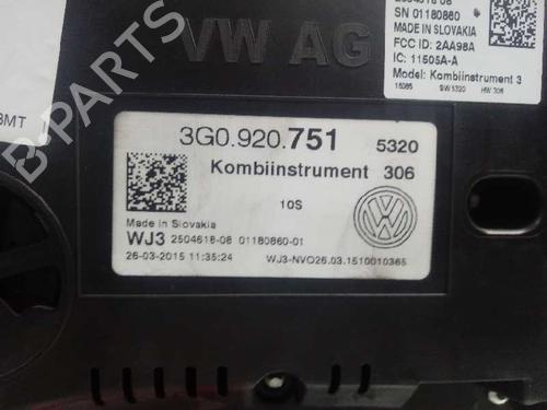 Kombinert Instrument VW PASSAT B8 Variant (3G5, CB5)  | BP12662755C47 