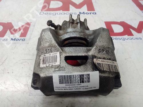 Used Right front brake caliper PEUGEOT PARTNER Tepee [2008-2025]  12850335
