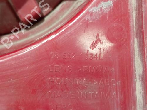Left taillight PEUGEOT PARTNER Box Body/MPV (5_, G_)  | BP29026367C34 