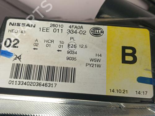 Right headlight NISSAN NV200 Van | BP36157404C29 - Image 2