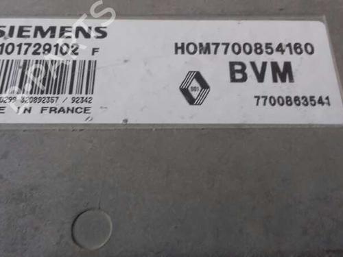 Engine control unit (ECU) RENAULT CLIO II (BB_, CB_) 1.2 (BB0A, BB0F, BB10, BB1K, BB28, BB2D, BB2H, CB0A,... | BP12648703M57 