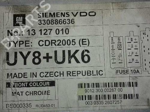Radio OPEL ASTRA G Hatchback (T98)  | BP16868494E6 