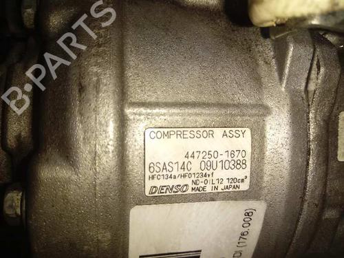 AC compressor MERCEDES-BENZ A-CLASS (W176) A 200 CDI / d (176.008) | BP12656263M34 