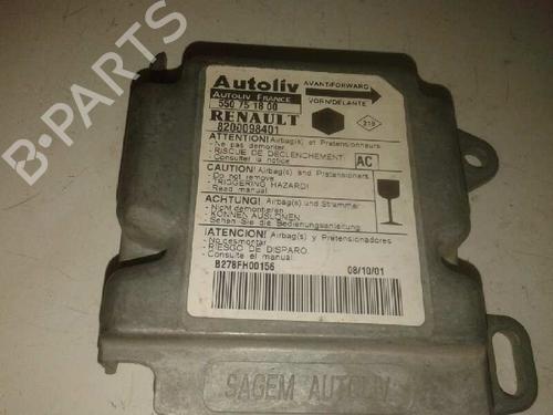 ECU airbags RENAULT KANGOO (KC0/1_)  | BP12636026M53 