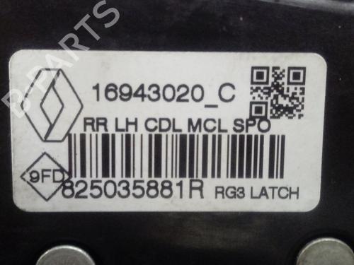 Rear left lock RENAULT MEGANE IV Hatchback (B9A/M/N_)  | BP13533712C100 