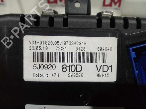 Instrument cluster SKODA FABIA II (542)  | BP16635049C47 