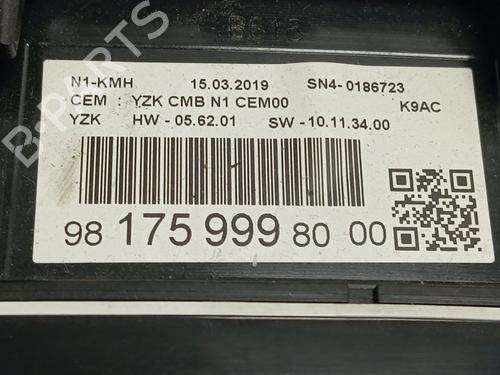 Instrument cluster CITROËN BERLINGO (ER_, EC_)  | BP25856036C47