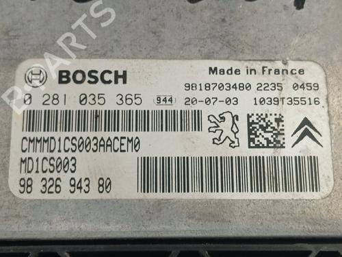 Engine control unit (ECU) CITROËN BERLINGO (ER_, EC_) 1.5 BlueHDi 100 | BP27649311M57 