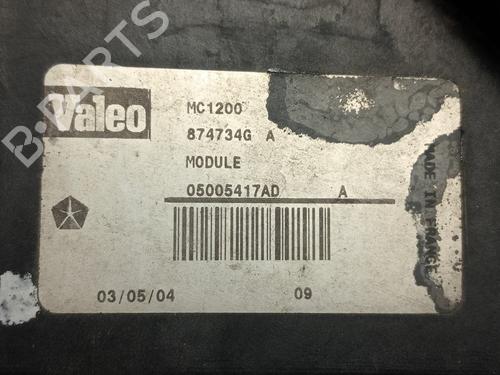 Radiator fan CHRYSLER VOYAGER / GRAND VOYAGER IV (RG) 2.8 CRD | BP16733289M35 