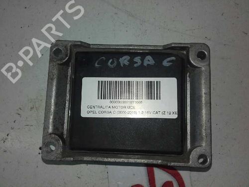 Used Engine control unit (ECU) OPEL CORSA C (X01) 1.2 (F08, F68) (75 hp) 12635097