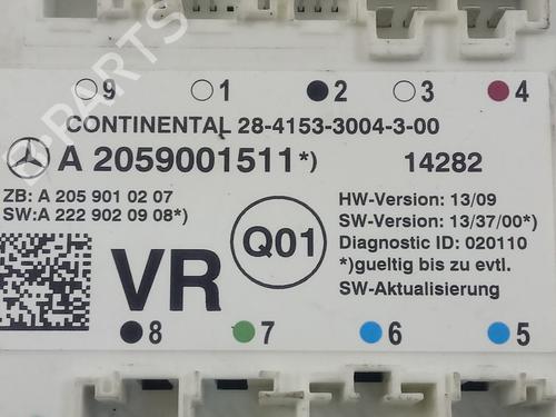 Comfort control module MERCEDES-BENZ C-CLASS (W205) C 220 BlueTEC / d (205.002, 205.004) | BP18001761M56 