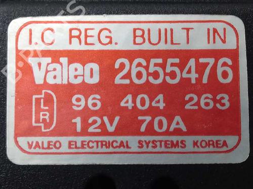 Alternator DAEWOO KALOS (KLAS)  | BP12653816M7 