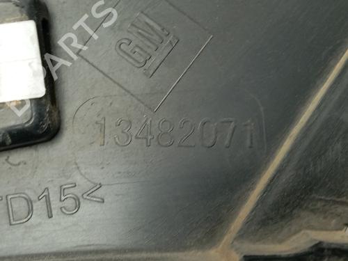 Rear left wheel arch trim OPEL CROSSLAND X / CROSSLAND (P17, P2QO) | BP30375466C136