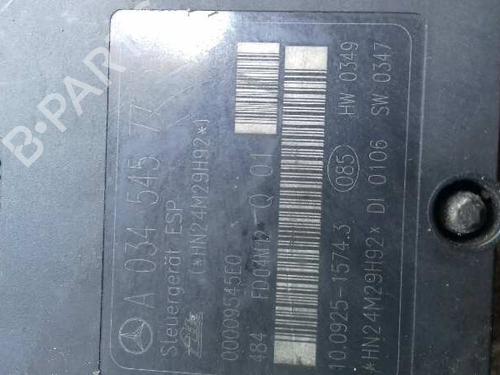 ABS pump MERCEDES-BENZ C-CLASS (W203) C 200 Kompressor (203.045) | BP12639791M43 