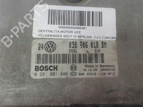 Engine control unit (ECU) VW GOLF IV (1J1) 1.9 TDI | BP12677302M57 