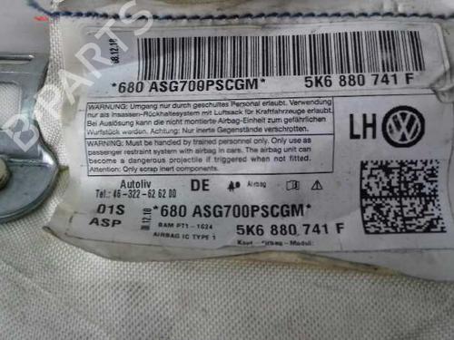 Left curtain airbag VW GOLF VI (5K1) 2.0 TDI | BP12650578C11 