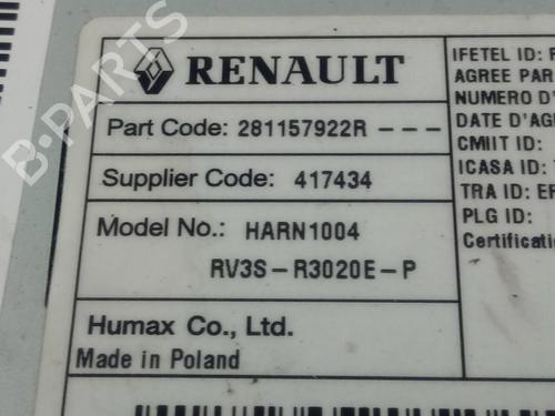 Radio RENAULT KANGOO / GRAND KANGOO II (KW0/1_)  | BP18081003E6 