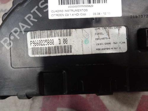 Instrument cluster CITROËN C3 I (FC_, FN_) 1.4 HDi | BP12656084C47 