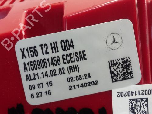Højre baklys, luke MERCEDES-BENZ GLA-CLASS (X156) GLA 200 CDI / d (156.908) | BP14134085C80 