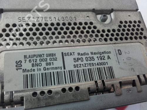 Radio SEAT ALTEA (5P1)  | BP12637932E6 