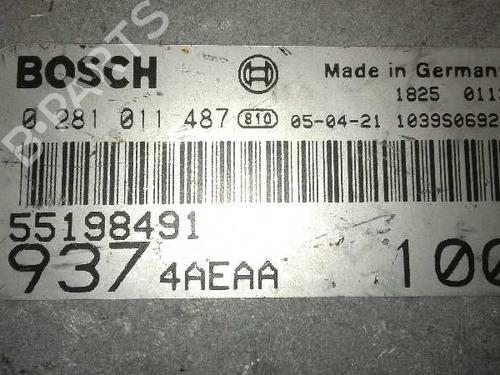 Engine control unit (ECU) ALFA ROMEO 147 (937_) 1.9 JTD (937.AXF1A, 937.BXF1A) | BP12651240M57 