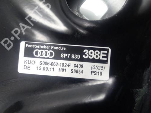 Rear right window mechanism AUDI A3 Convertible (8P7) 1.6 TDI | BP18338090C25 