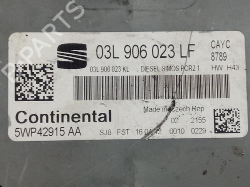 Engine control unit (ECU) SEAT LEON (1P1) 1.6 TDI | BP18020455M57 