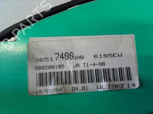 Instrument cluster CITROËN BERLINGO / BERLINGO FIRST Box Body/MPV (M_) 2.0 HDI 90 4WD (MBRHY, MCRHY) | BP12648322C47 