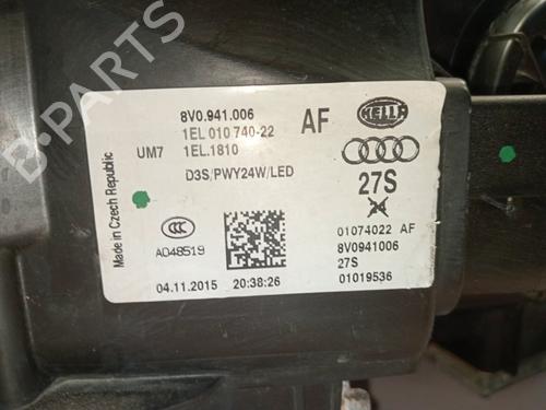 Right headlight AUDI A3 Sportback (8VA, 8VF)  | BP29376673C29 