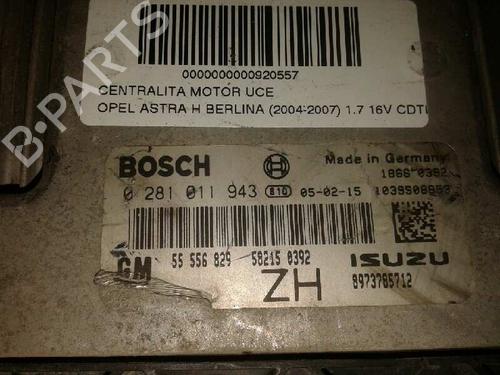 Engine control unit (ECU) OPEL ASTRA H (A04)  | BP16697511M57 
