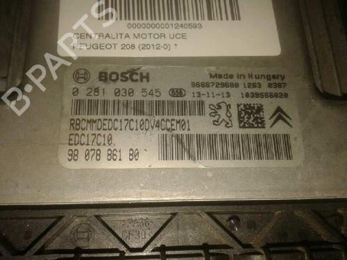 Engine control unit (ECU) PEUGEOT 208 I (CA_, CC_)  | BP12633804M57 