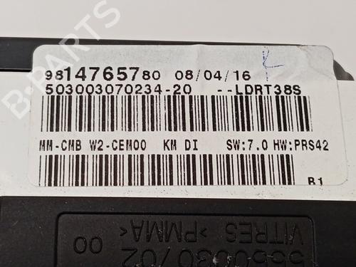 Instrument cluster PEUGEOT 508 I (8D_) 2.0 BlueHDi 150 | BP26660741C47 