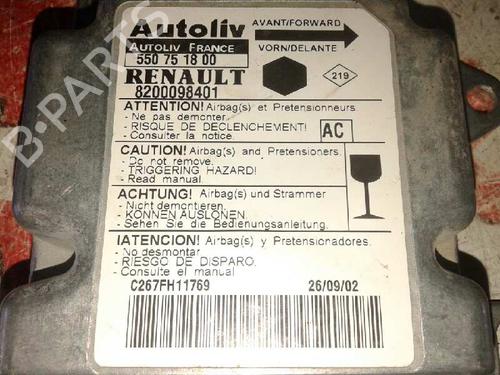 ECU airbags RENAULT KANGOO (KC0/1_)  | BP12665422M53 