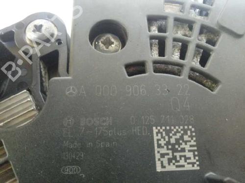 Alternator MERCEDES-BENZ CLA Coupe (C117) CLA 220 CDI / d (117.303) | BP12657087M7 