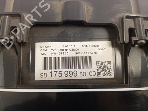 Instrument cluster CITROËN BERLINGO Box Body/MPV (K9)  | BP26586747C47 