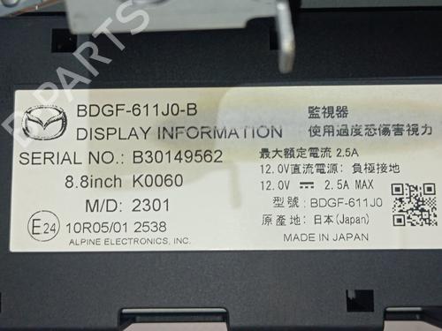 Display monitor MAZDA 3 Hatchback (BP) SKYACTIV-X M Hybrid AWD | BP40006028C48 - Image 4