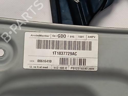 Front left window mechanism VW TOURAN (1T1, 1T2) 2.0 TDI | BP29573660C22 