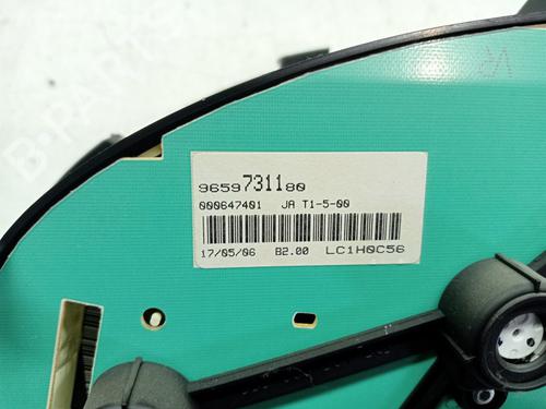 Instrument cluster PEUGEOT 206 SW (2E/K) 1.4 | BP16173896C47 