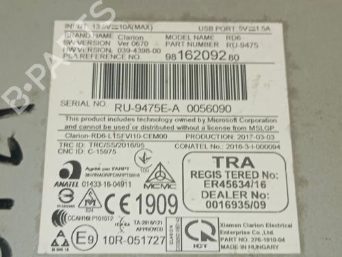 Radio CITROËN C3 III (SX) | BP38413815E6 - Image 2