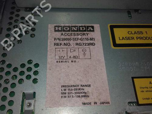 Radio HONDA ACCORD VII (CL, CN) 2.2 i-CTDi (CN1) | BP12634727E6 