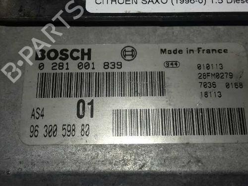 Used Engine control unit (ECU) CITROËN SAXO (S0, S1) 1.5 D (57 hp) 12648257