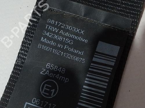 Front left seatbelt CITROËN BERLINGO Box Body/MPV (K9) | BP37270371I26 - Image 4